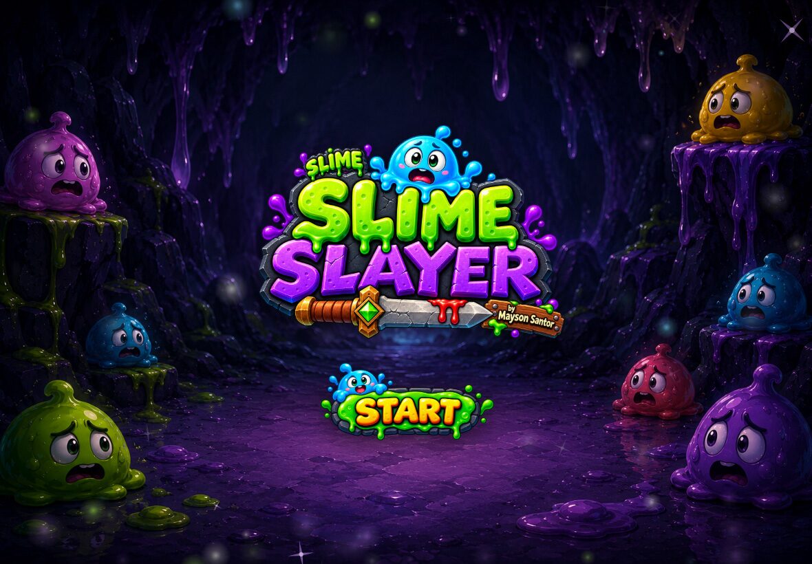 Slime Slayer title screen