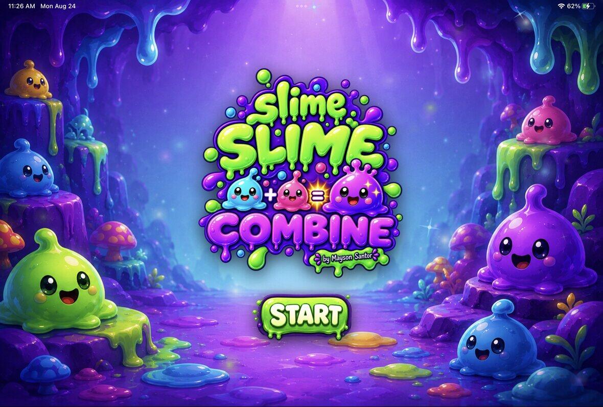 Slime Slime Combine title screen